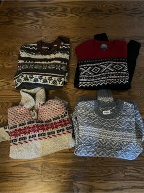 Wool sweater lot